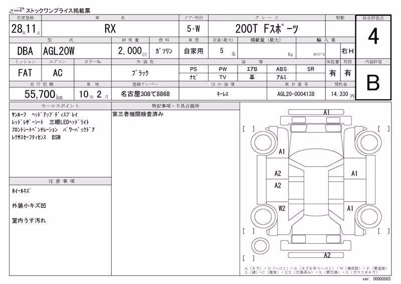 LEXUS RX200T