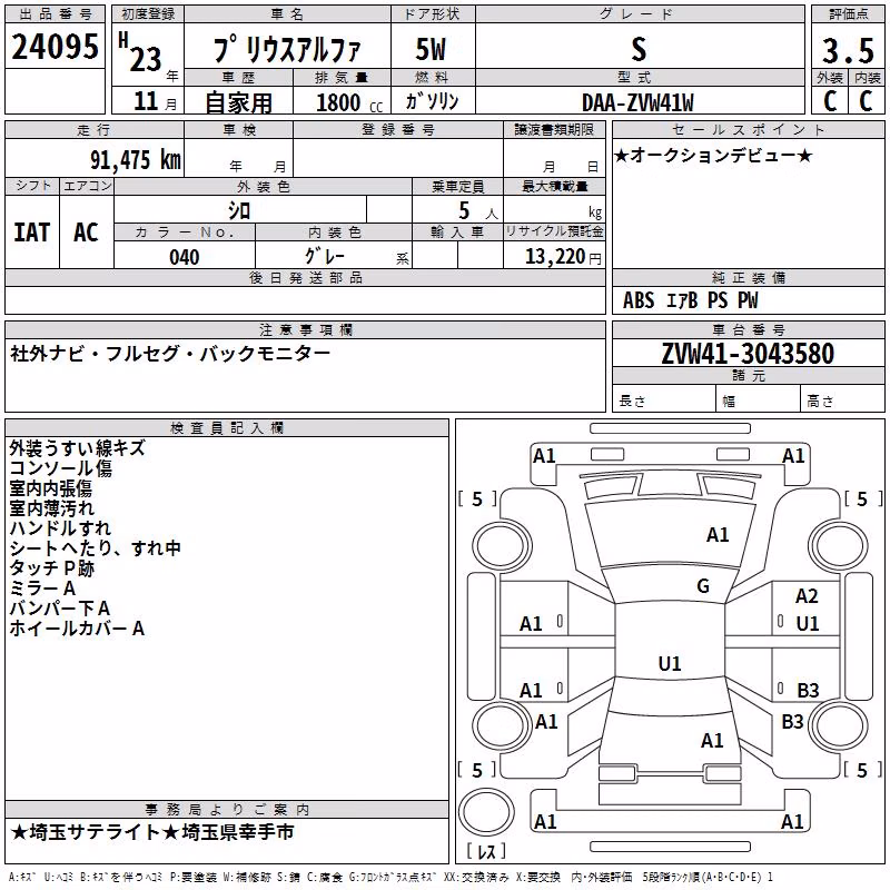 TOYOTA PRIUS ALPHA