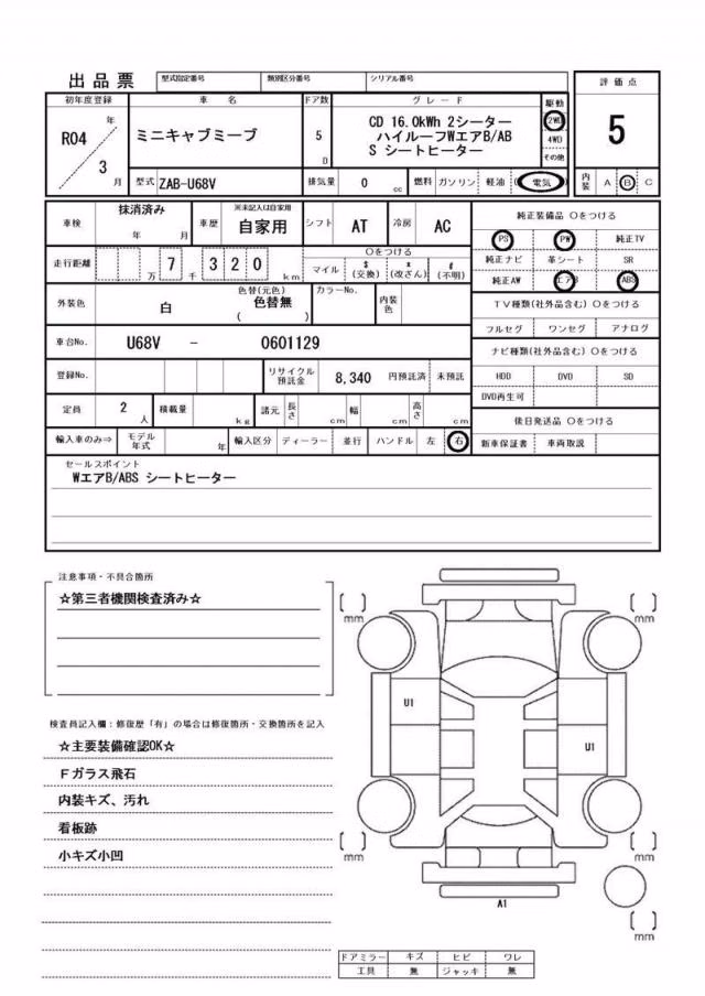 MITSUBISHI MINICAB MIEV