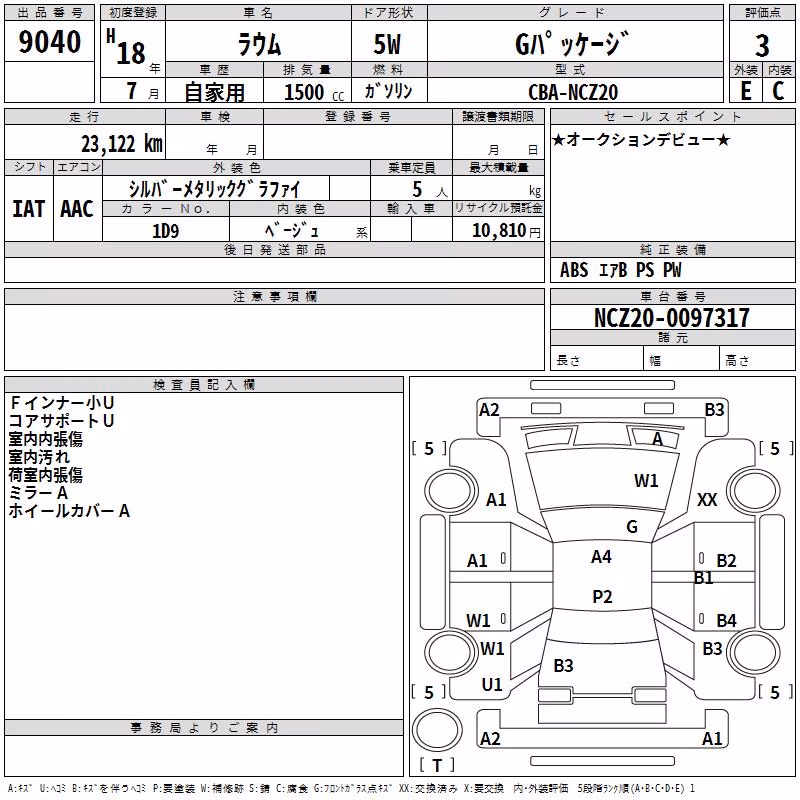 TOYOTA RAUM