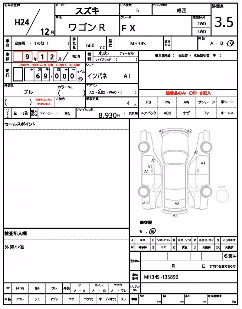 SUZUKI WAGON R