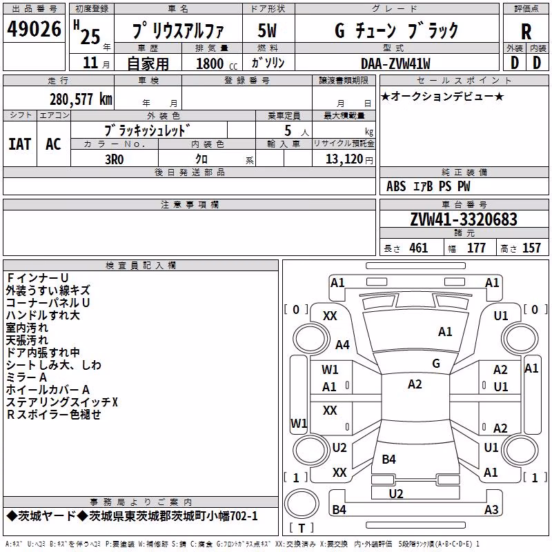TOYOTA PRIUS ALPHA