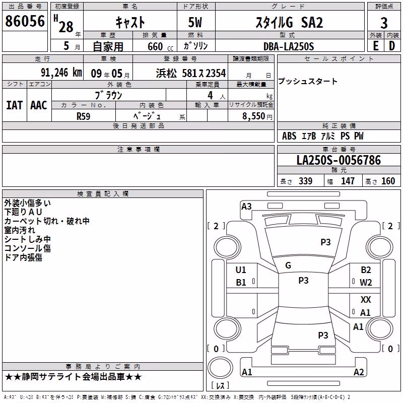 DAIHATSU CAST