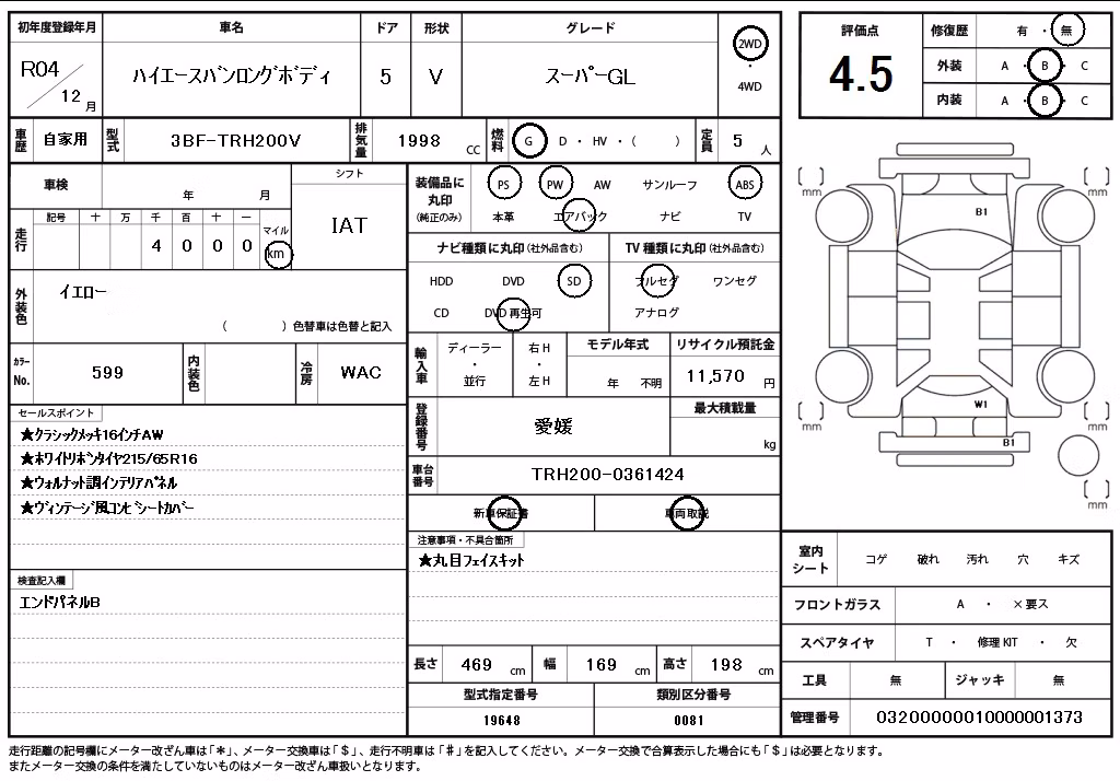 TOYOTA REGIUS ACE