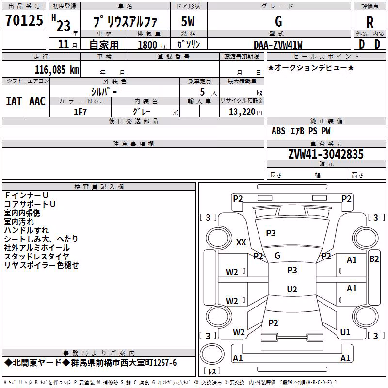 TOYOTA PRIUS ALPHA