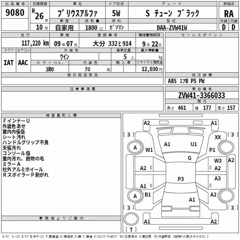 TOYOTA PRIUS ALPHA