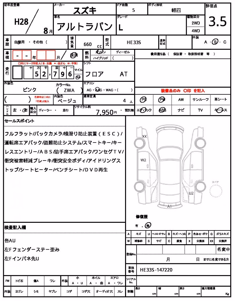 SUZUKI ALTO LAPIN