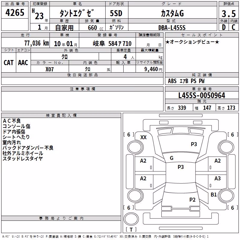 DAIHATSU TANTO EXE
