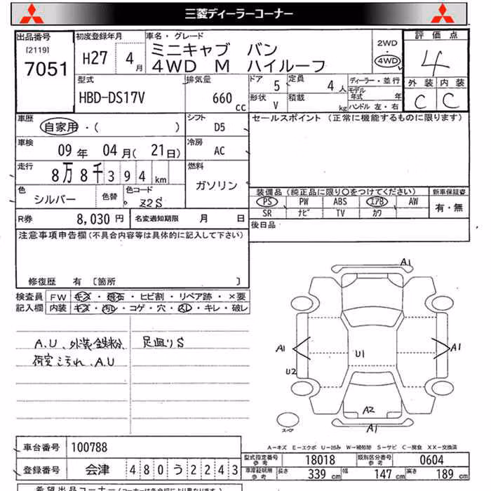 MITSUBISHI MINICAB