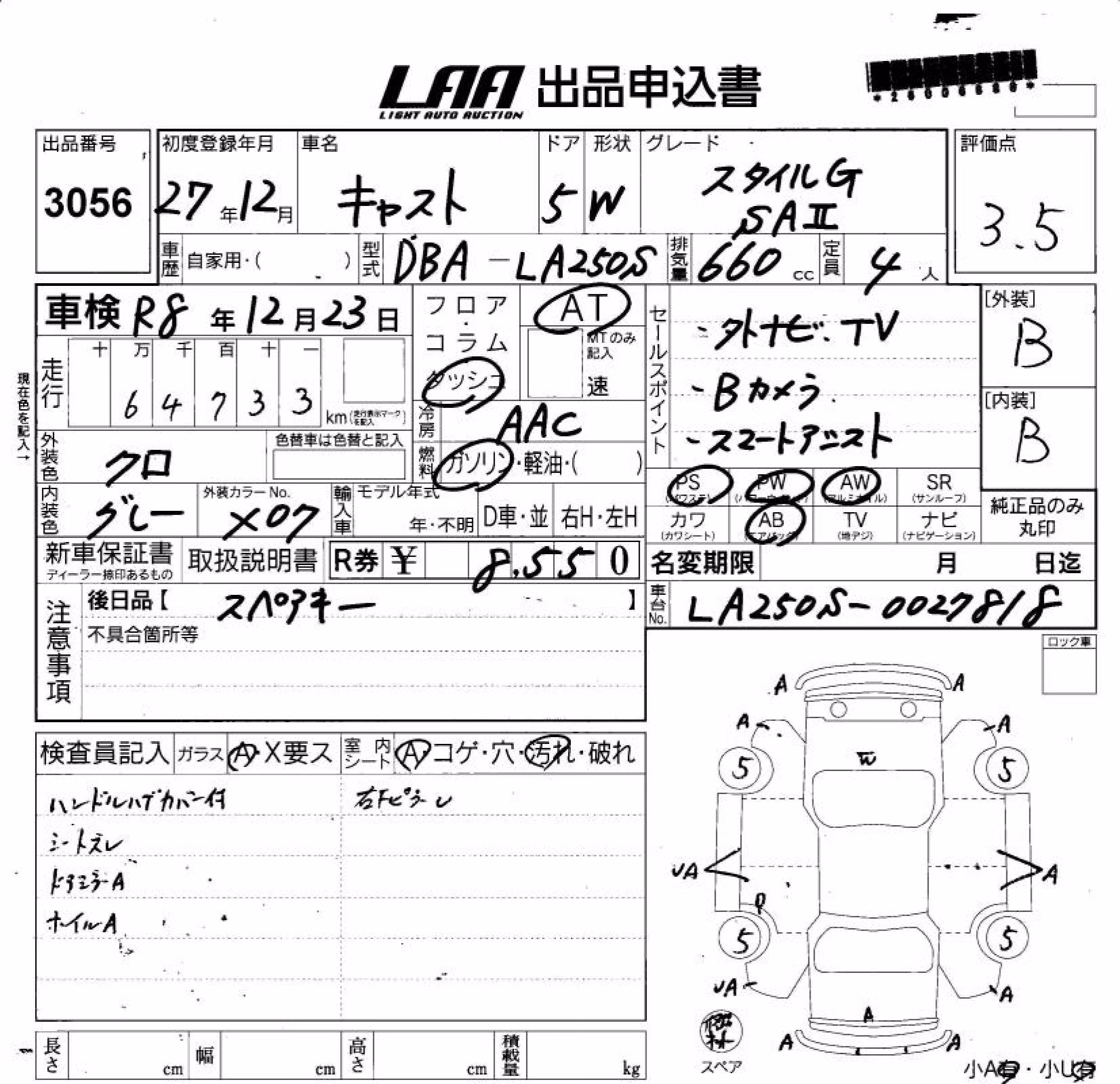 DAIHATSU CAST