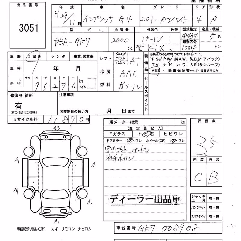 SUBARU IMPREZA