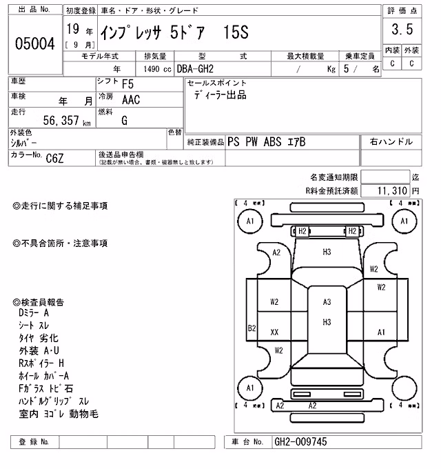 SUBARU IMPREZA