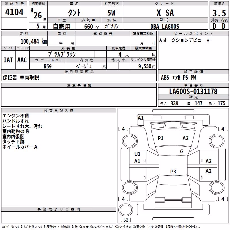 DAIHATSU TANTO