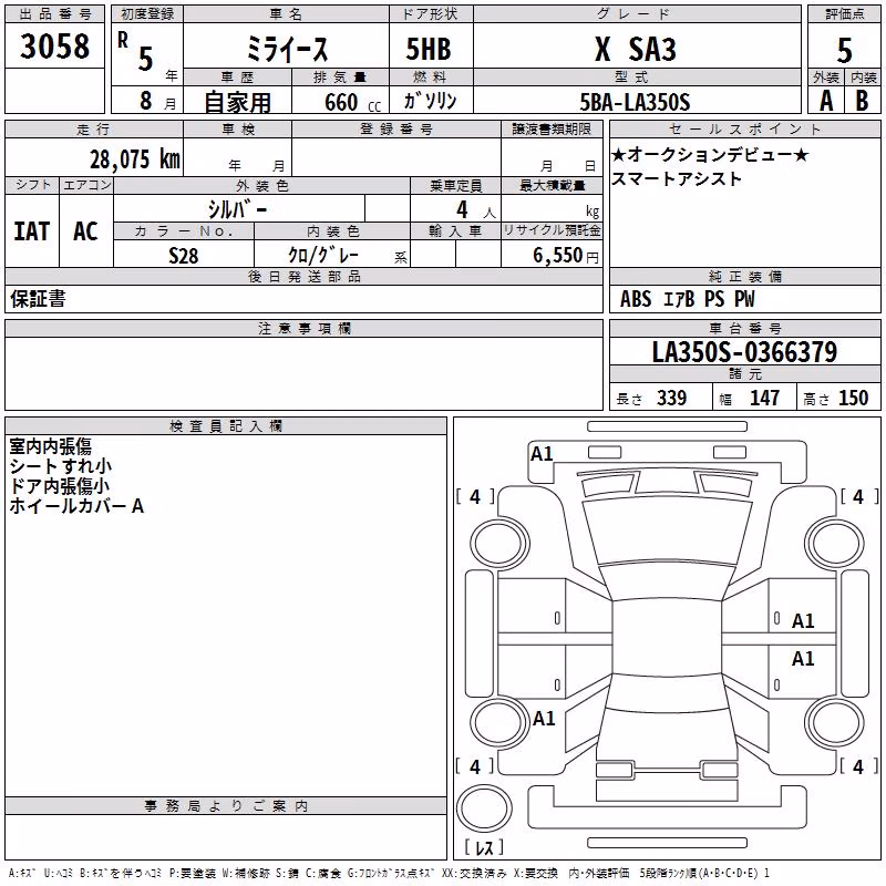 DAIHATSU MIRA E:S