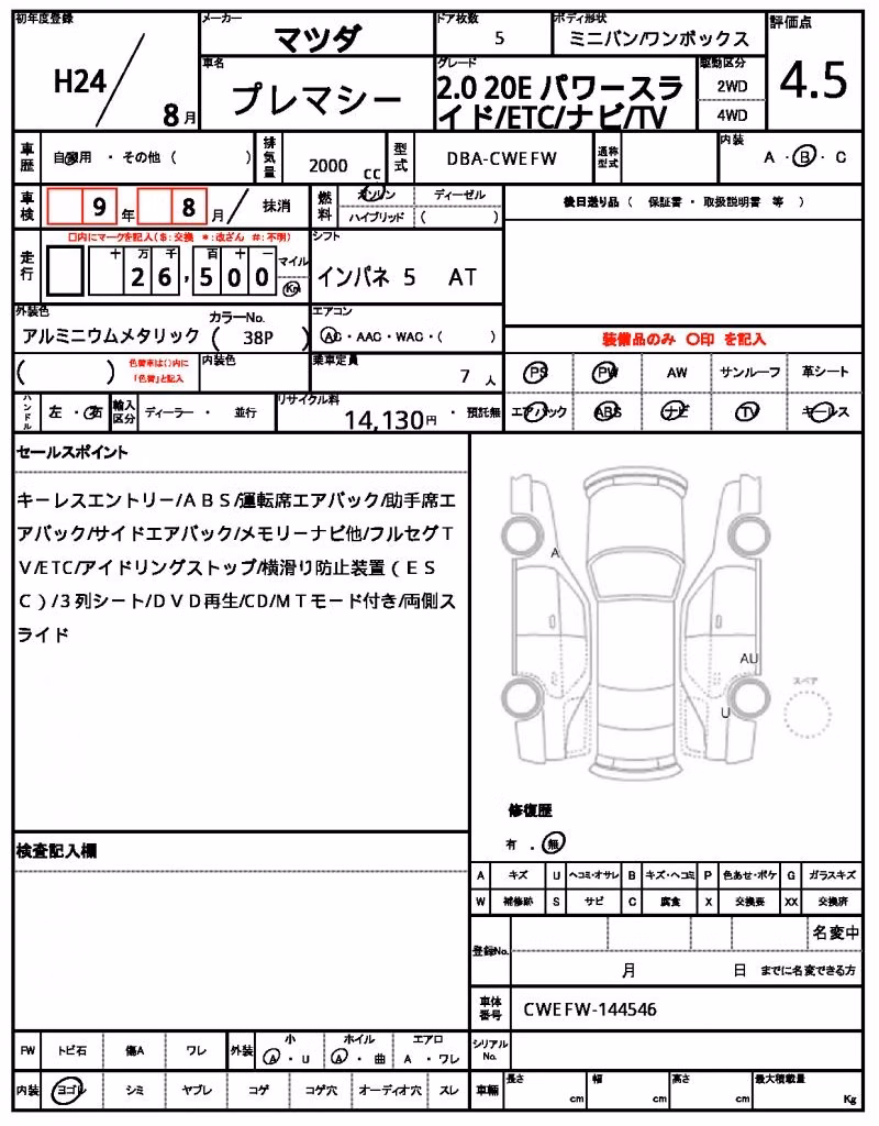 MAZDA PREMACY