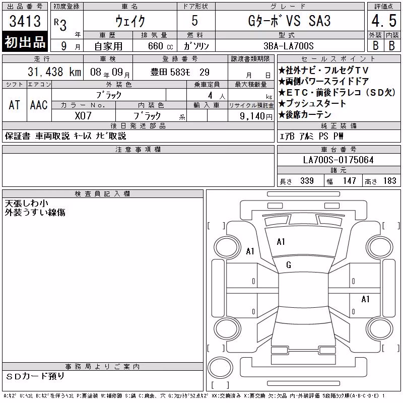 DAIHATSU WAKE