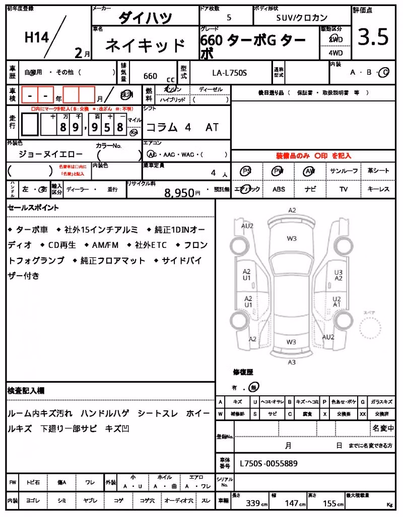 DAIHATSU NAKED