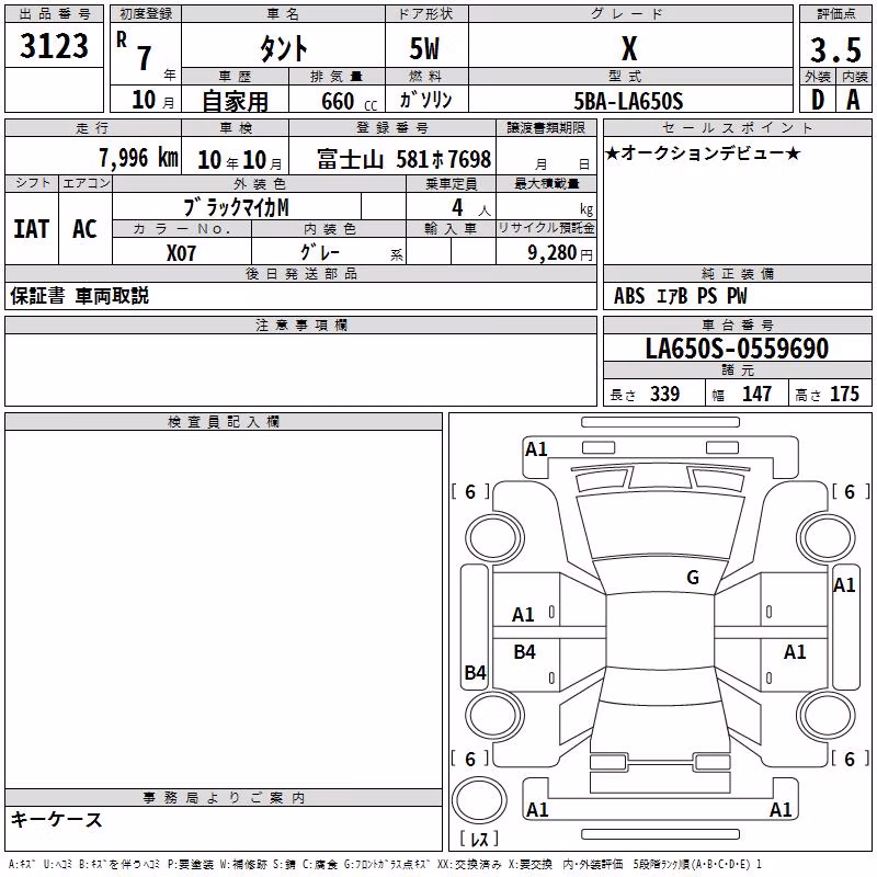 DAIHATSU TANTO