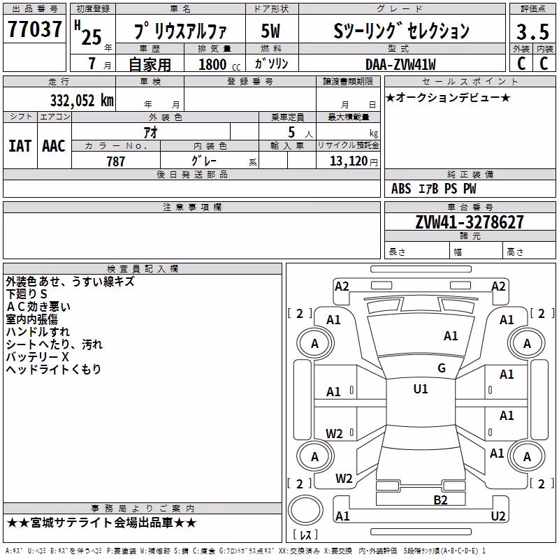 TOYOTA PRIUS ALPHA