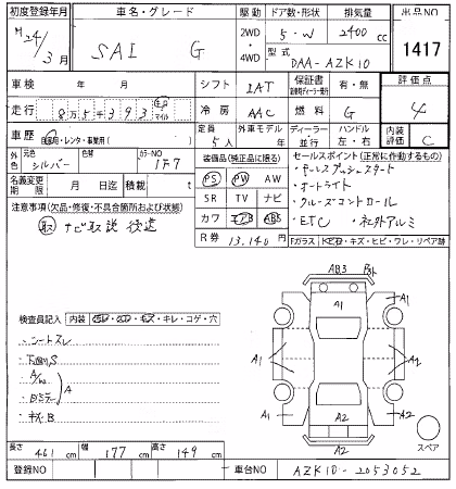 TOYOTA SAI