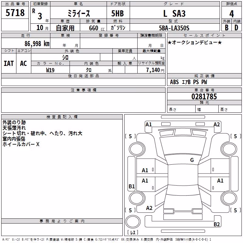 DAIHATSU MIRA E:S