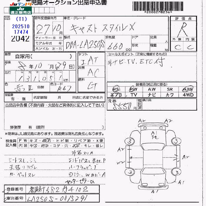 DAIHATSU CAST