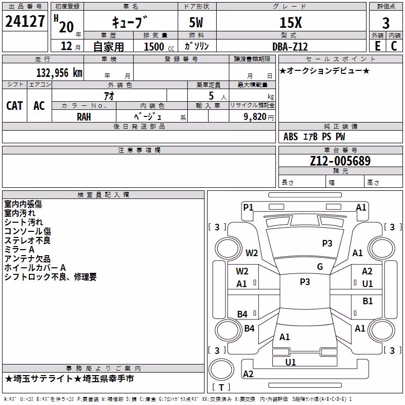 NISSAN CUBE