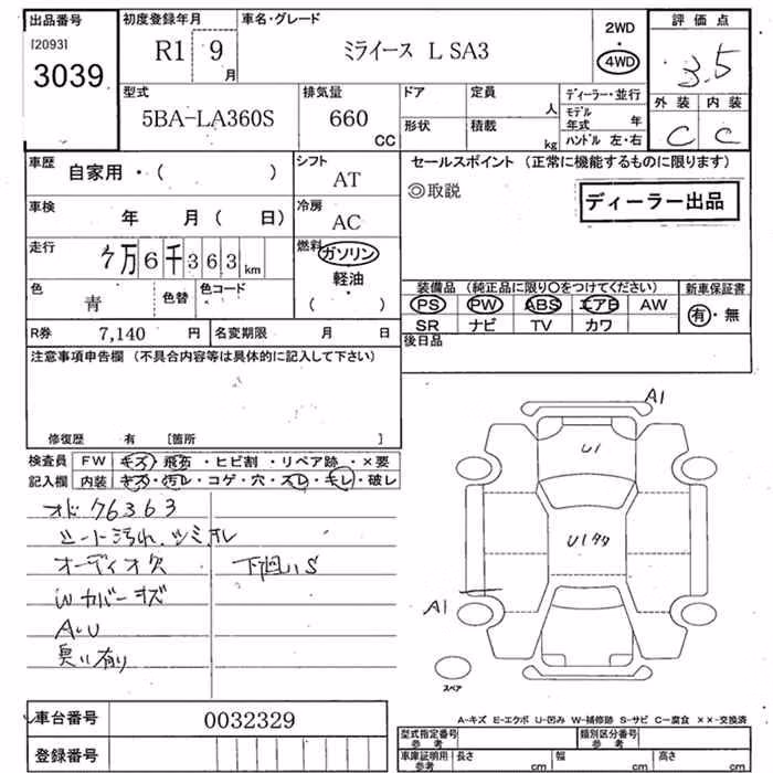 DAIHATSU MIRA E:S
