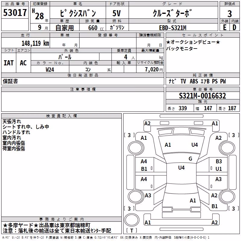 TOYOTA PIXIS VAN