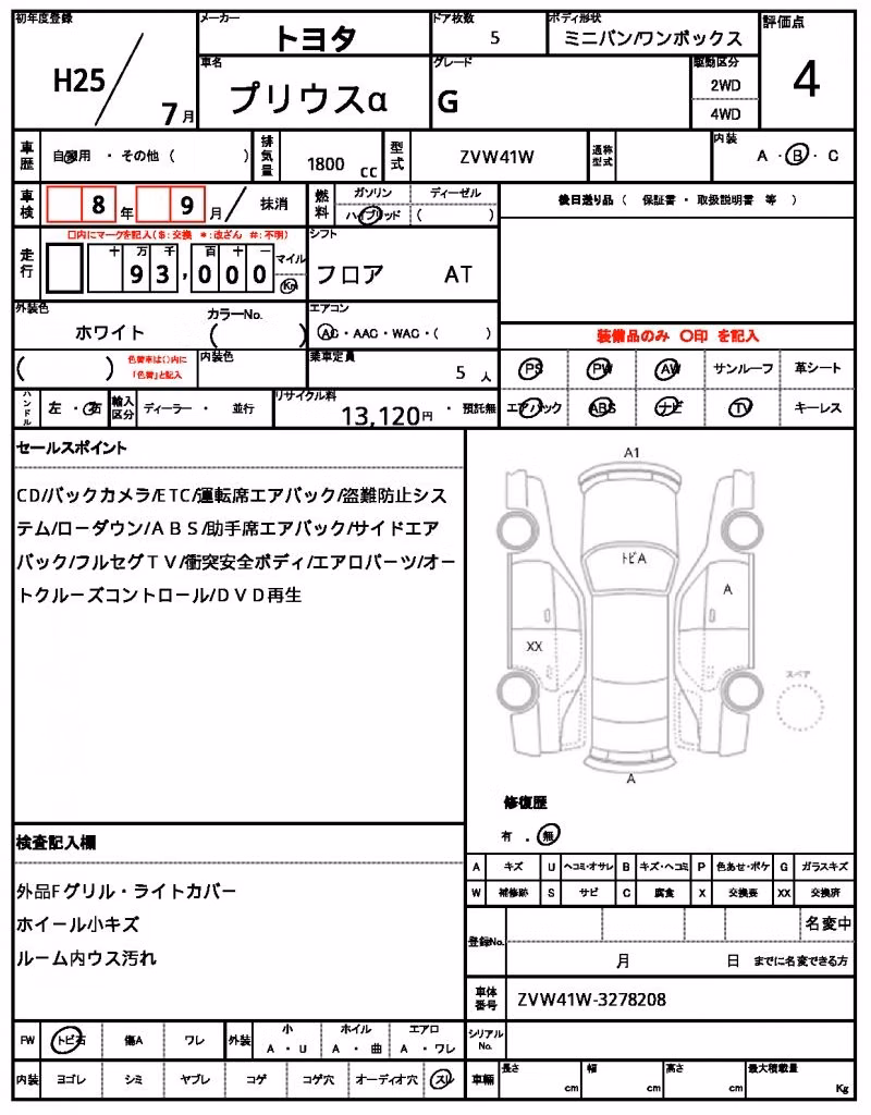 TOYOTA PRIUS ALPHA
