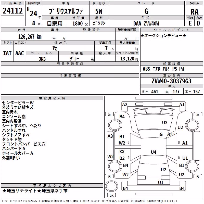 TOYOTA PRIUS ALPHA