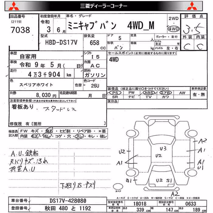 MITSUBISHI MINICAB