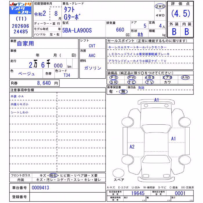 DAIHATSU TAFT