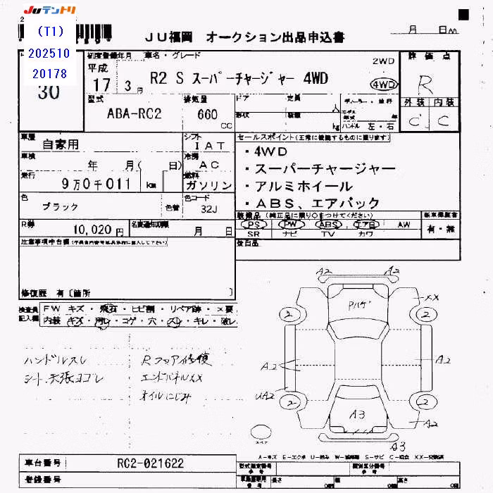 SUBARU R2
