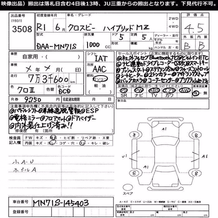 SUZUKI XBEE