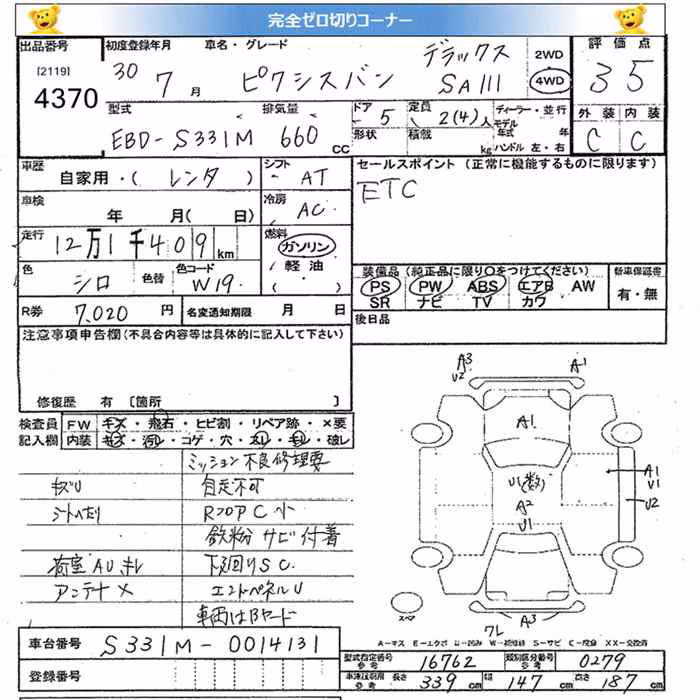 TOYOTA PIXIS VAN