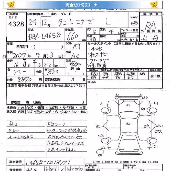 DAIHATSU TANTO EXE