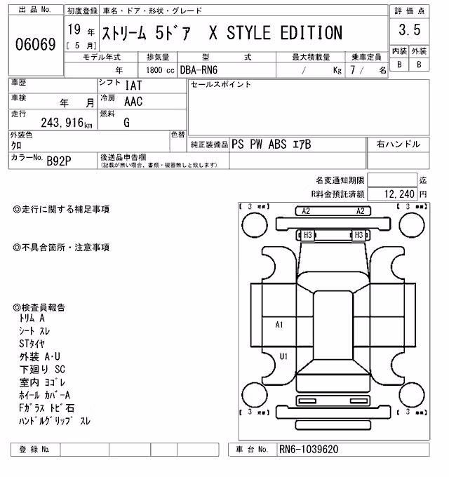 HONDA STREAM