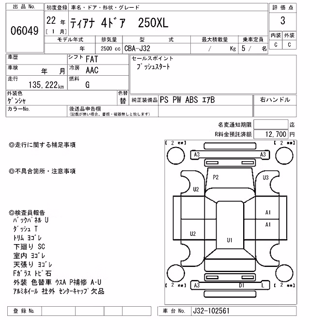 NISSAN TEANA