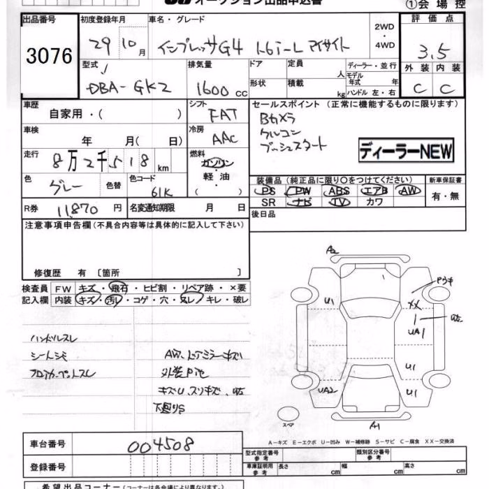 SUBARU IMPREZA