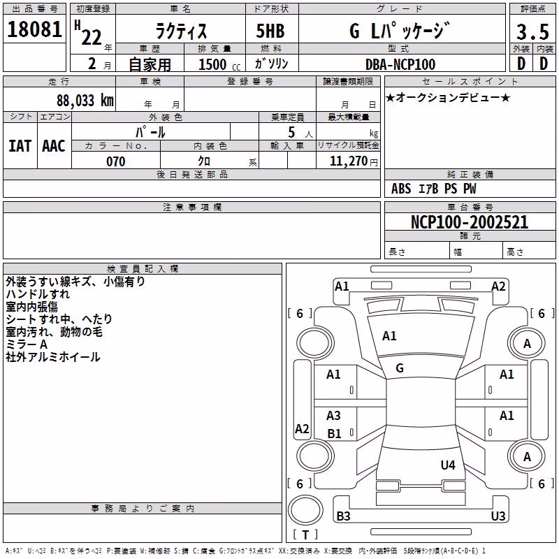 TOYOTA RACTIS