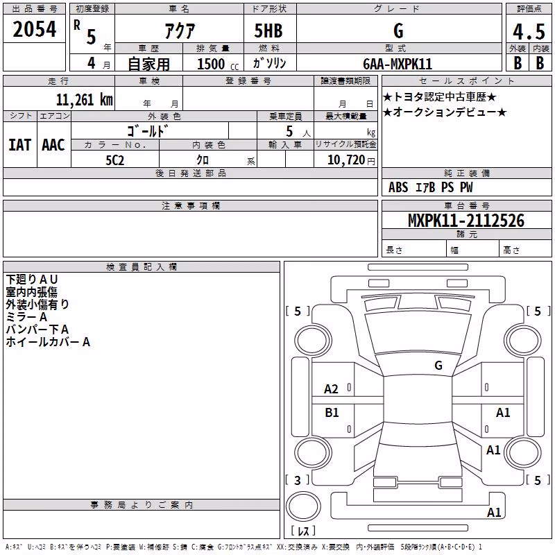 TOYOTA AQUA