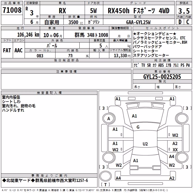 LEXUS RX450H