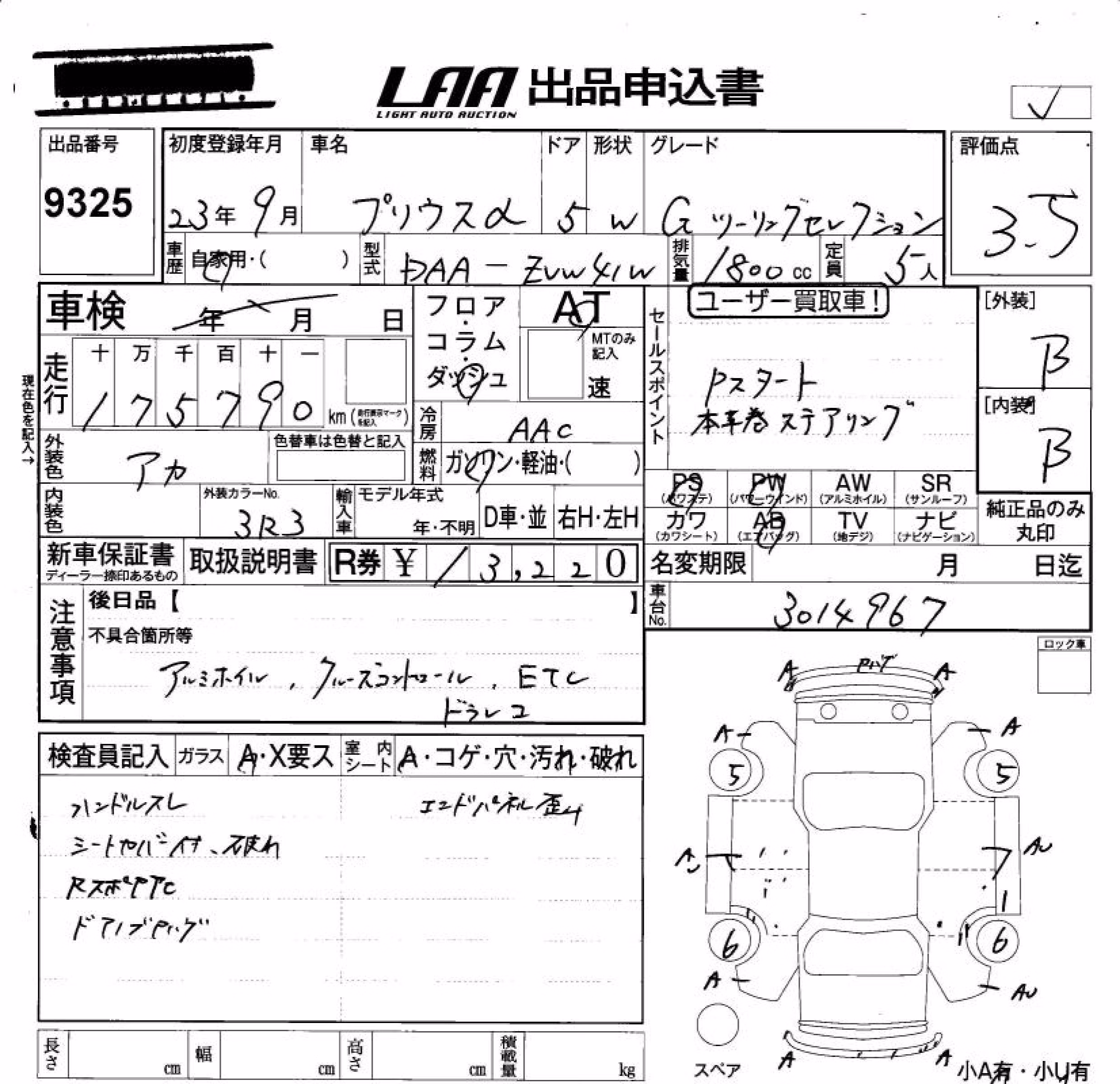TOYOTA PRIUS ALPHA