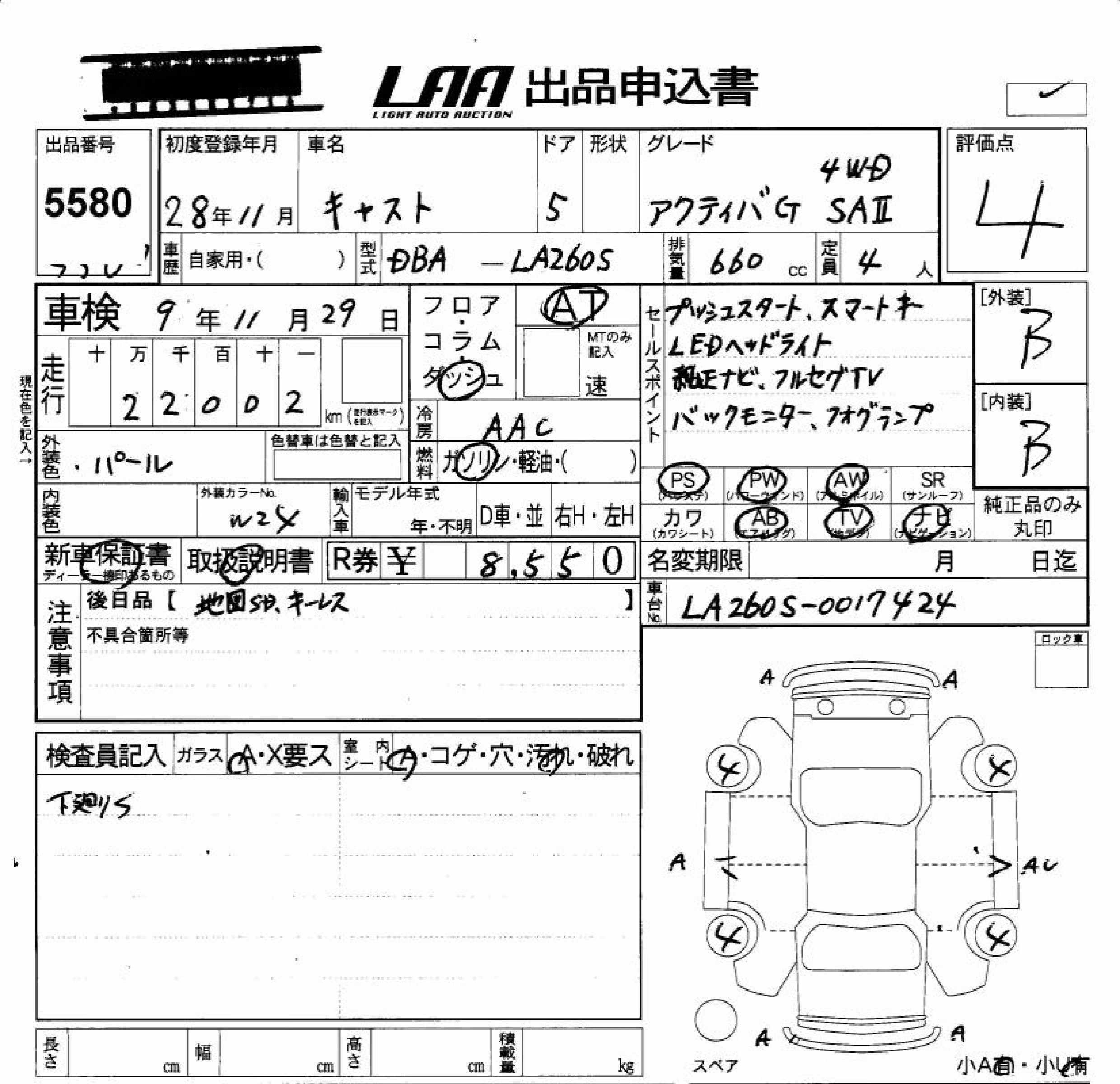 DAIHATSU CAST