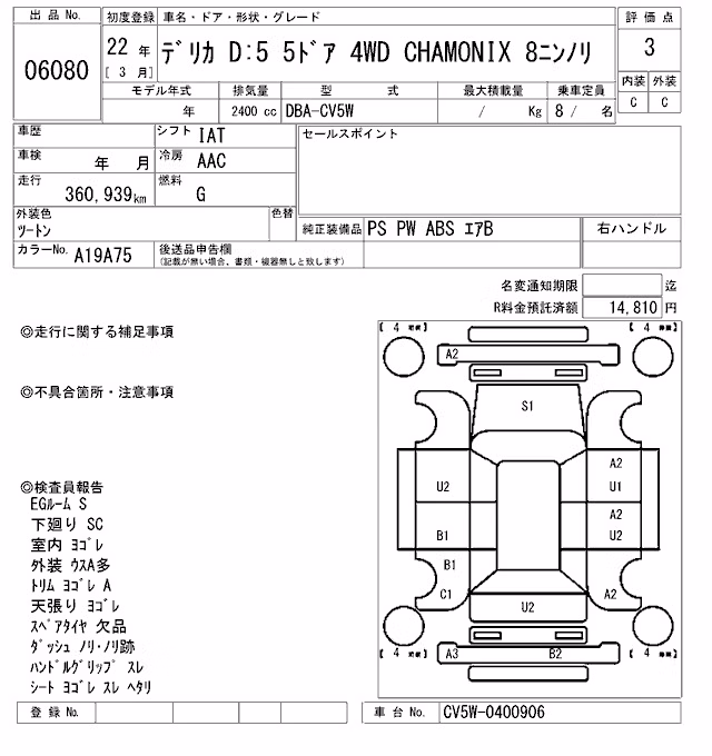 MITSUBISHI DELICA D:5