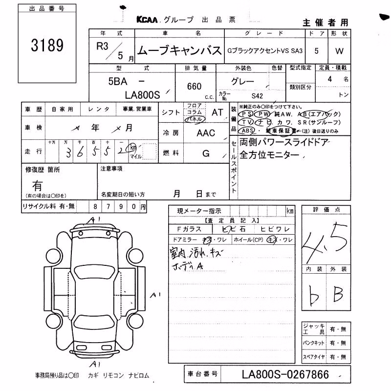 DAIHATSU MOVE CANBUS