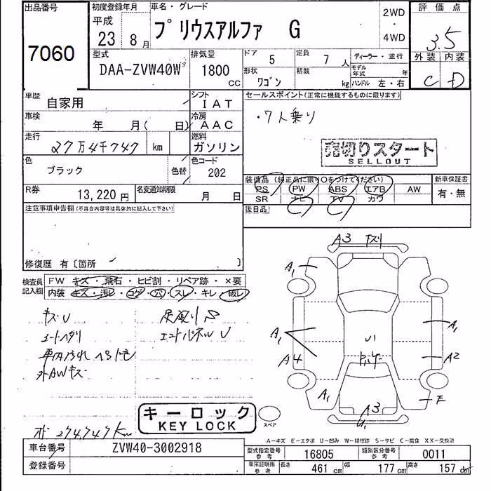 TOYOTA PRIUS ALPHA