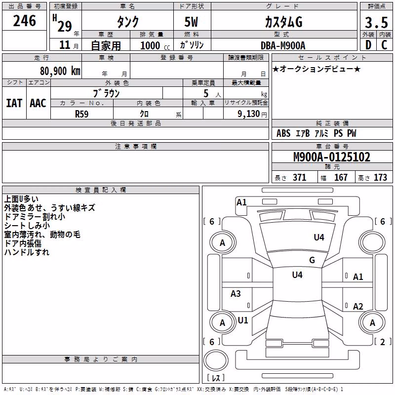 TOYOTA TANK