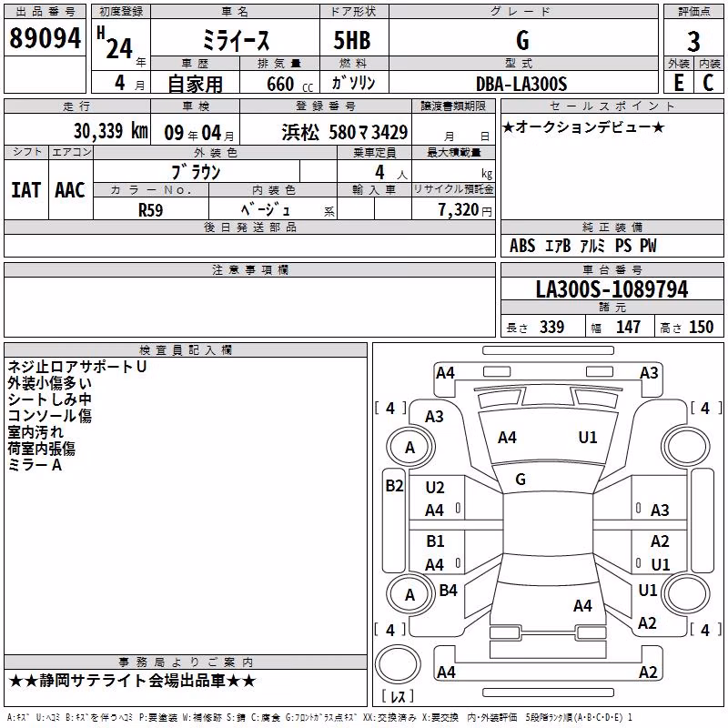 DAIHATSU MIRA E:S